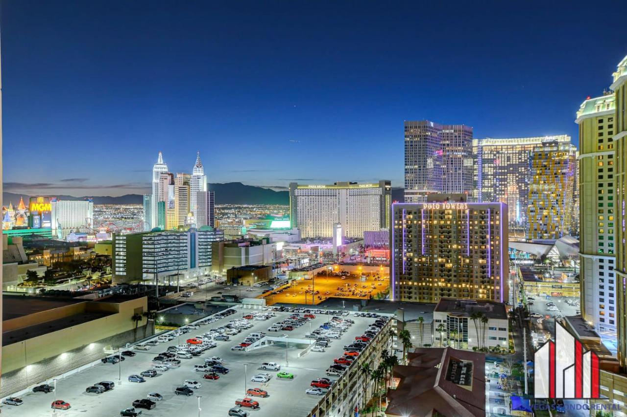 Mgm Signature-22-707 F1 Track & Strip View Balcony Las Vegas Exterior foto